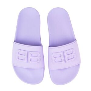 Balenciaga bb slides in purple